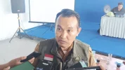 Kepala Badan Penanggulangan Bencana Daerah (BPBD) Parigi Moutong Moh Rivai memberikan keterangan kepada sejumlah pewarta terkait langkah-langkah penanggulangan bencana: Foto: Ipal