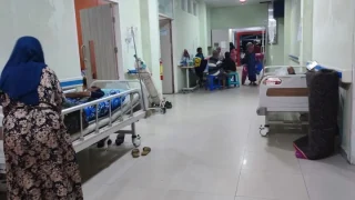 Pelayanan RS Anuntaloko Parigi berangsur normal setelah gempa magnitudo 6,7 mengguncang kabupaten itu pada Selasa (16/6/2026). Foto: HO-ES Anuntaloko