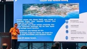 Bupati Morowali Utara (Morut) Delis J Hehi potensi investasi strategis Kabupaten Morowali Utara di hadapan investor global dan alumni Executive MBA Universitas Xiamen dalam forum bisnis yang digelar Chindo Business Center di Park Hyatt Jakarta, Sabtu (9/5/2026). Foto MCDD